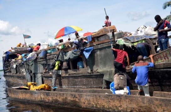 عکس: خبرگزاری فرانسه آتشسوزی و واژگونی قایق در جمهوری دموکراتیک کنگو؛ تایید ۱۴۸ فوتی تاکنون