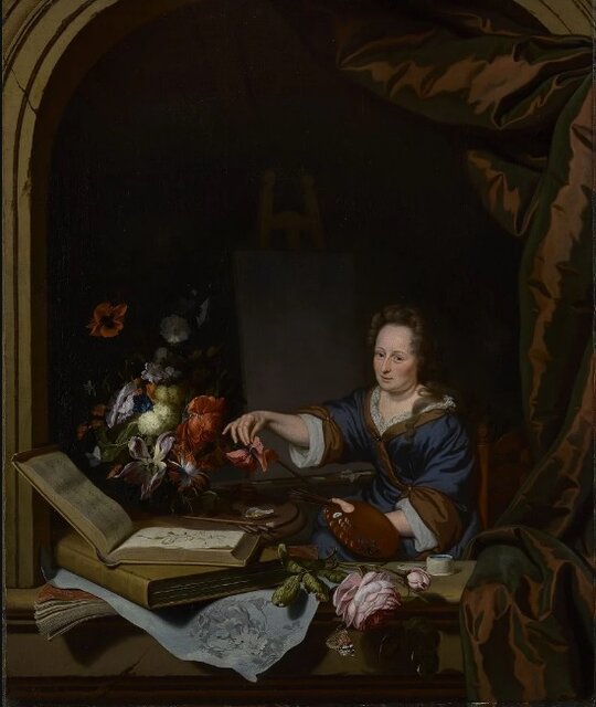 زنان در قرن هفدهم اجازه داشتند فقط گل و گیاه نقاشی کنند!