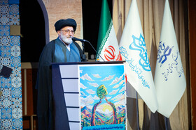 سخنرانی حجت الاسلام والمسلمین میرمهدی در آیین اختتامیه هفته هنر انقلاب اسلامی استان مرکزی