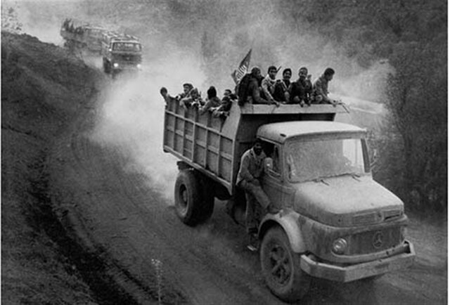 وقتی کامیون‌ها زیر آتش قرار می‌گرفتند