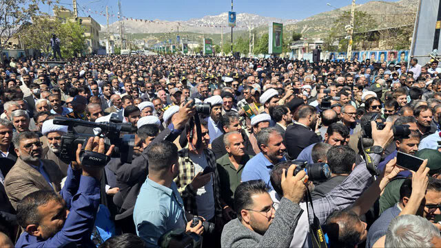 مراسم تشییع پیکر ۲ قاضی کهگیلویه و بویراحمدی در یاسوج برگزار شد