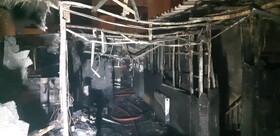 آتش‌سوزی در خوابگاه بانوان در خیابان شریعتی/ نجات ساکنان توسط آتش‌نشانان