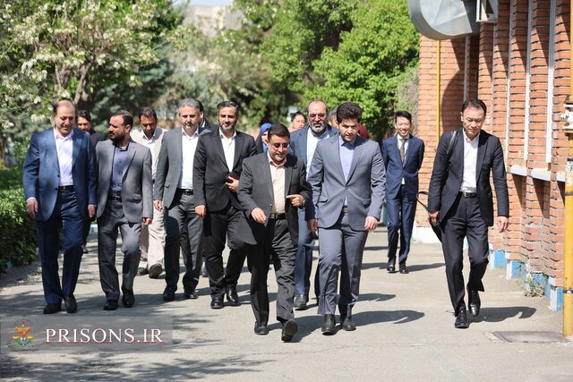 بازدید هیئت ژاپنی از کانون اصلاح و تربیت تهران
