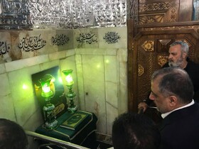 ادای احترام وزیر ورزش و جوانان عراق به شهید رییسی