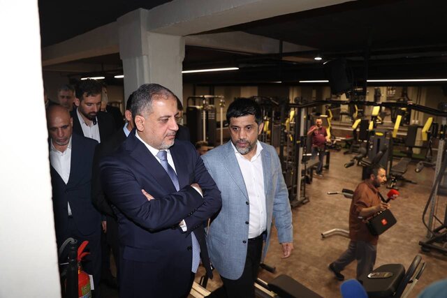 حضور وزیر جوانان و ورزش عراق در فدراسیون کشتی