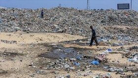 هشدار آنروا نسبت به انتشار بیماری در پی انباشت گسترده زباله در غزه
