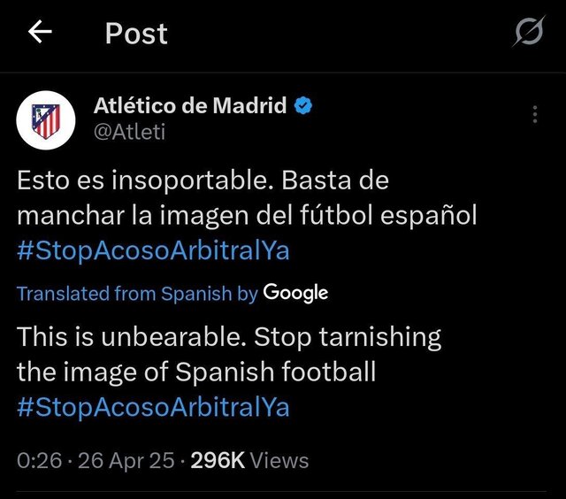 طعنه اتلتیکو به رئال