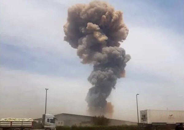 عکس تزئینی است انفجار در یک کارخانه مواد شیمیایی در شرق چین+فیلم