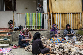 تشک دوزی سنتی در سوادکوه مازندران