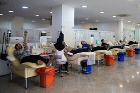 حضور مردم تهران در سازمان انتقال خون