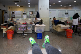 حضور مردم تهران در سازمان انتقال خون