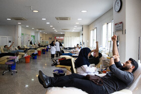 حضور مردم تهران در سازمان انتقال خون