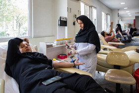 حضور مردم تهران در سازمان انتقال خون