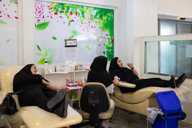 حضور مردم تهران در سازمان انتقال خون