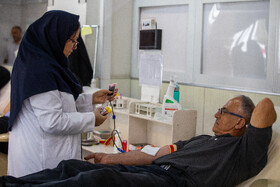 حضور مردم تهران در سازمان انتقال خون