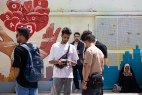 حضور مردم تهران در سازمان انتقال خون