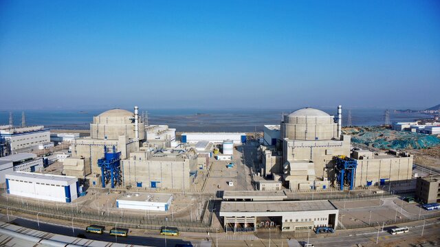 یکی از نیروگاههای هستهای چین چین برای اولین بار در مقیاس کلی انرژی هستهای در رتبه اول جهان قرار گرفت