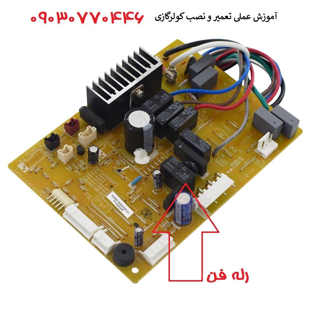 علت اینکه کولر گازی روی فن کار میکند