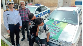 توقیف پراید پس از انتشار ویدئوی رانندگی کودک ۱۲ ساله