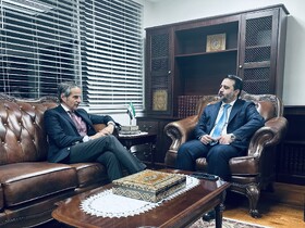 دیدار گروسی با وزیر خارجه موقت سوریه
