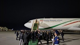 رئیس‌جمهور، باکو را به مقصد تهران ترک کرد