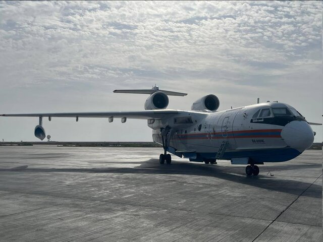 هواپیمای آبیخاکی Be-۲۰۰ChS امدادگران روسیه با کدام هواپیماها برای کمکرسانی به ایران وارد شدند؟
