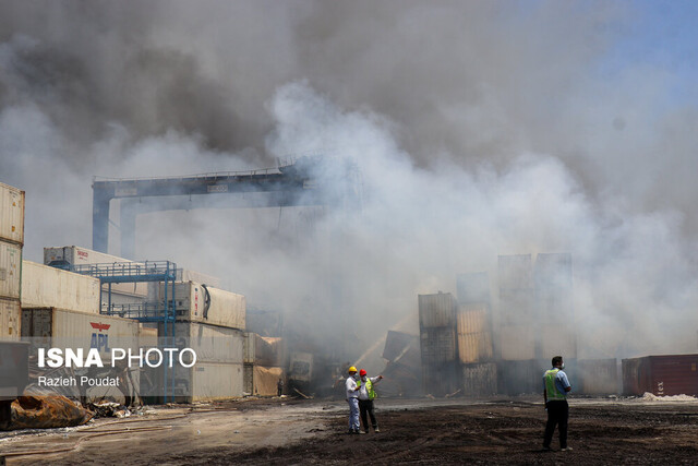 مهار آتش در بندر شهید رجایی؛ آغاز فصل تازهای از آواربرداری و ادامه تحقیقات