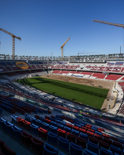 ادامه بازسازی نوکمپ با موتور برق!