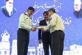 مراسم تکریم و معارفه فرمانده انتظامی استان کرمان