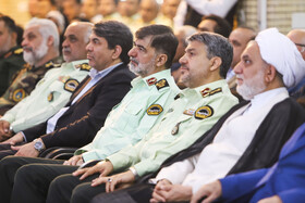 سردار احمدرضا رادان،فرمانده کل انتظامی کشوردرمراسم تکریم و معارفه فرمانده انتظامی استان کرمان