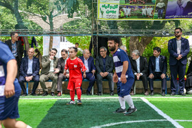 در حاشیه آیین بهره‌برداری از اولین زمین فوتبال چمن‌مصنوعی استاندارد در مشهد