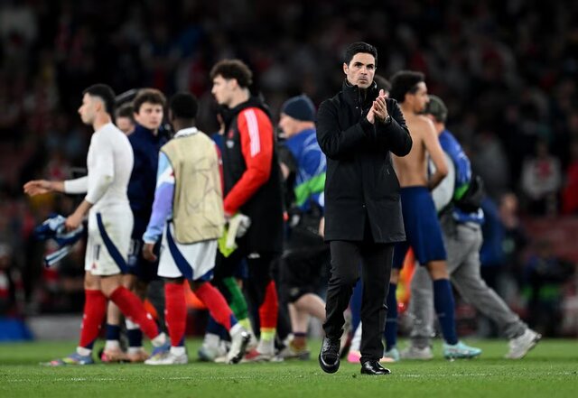 آرتتا: نیمه اول تمام شد/ واکنش خوبی به گل پاریسنژرمن نداشتیم