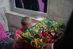 مراسم استقبال از پرچم متبرک امام رضا در مرکز نگهداری از معلولین جسمی و حرکتی زنده یاد نوشیروانی