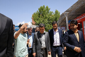 بازدید حسین افشین، معاون علمی، فناوری و اقتصاد دانش‌بنیان رئیس‌جمهور از نمایشگاه اینوتکس ۲۰۲۵