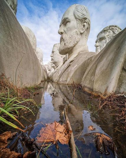 اینجا سرهای غولپیکر «روسای جمهور آمریکا» رها شدهاند