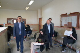 بازدید دکتر محمد حسن‌زاده رئیس ستاد برگزاری آزمون‌های سراسری در استان اردبیل از روند برگزاری نوبت اول آزمون سراسری سال ۱۴۰۴ در دانشگاه آزاد اسلامی واحد اردبیل