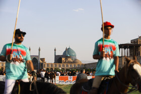 مسابقات نمادین چوگان در میدان تاریخی نقش جهان