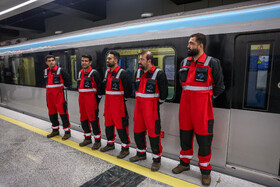 در حاشیه مراسم افتتاح ايستگاه قطار شهری «شهيد فكوری»