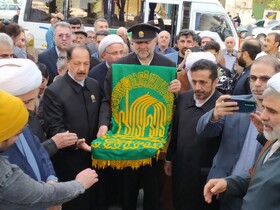 استقبال مرزنشینان آستارایی از خادمان حرم رضوی