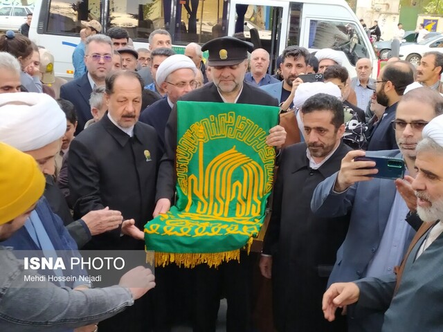 استقبال مرزنشینان آستارایی از خادمان حرم رضوی