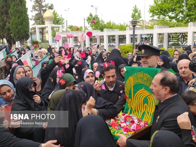 استقبال مرزنشینان آستارایی از خادمان حرم رضوی