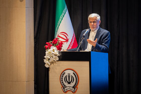 محمد رضا عارف، معاون اول رئیس جمهور در مراسم گرامیداشت یکصد سالگی بانک سپه