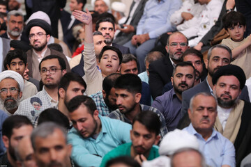 دیدار مسئولان و کارگزاران حج با رهبر انقلاب اسلامی