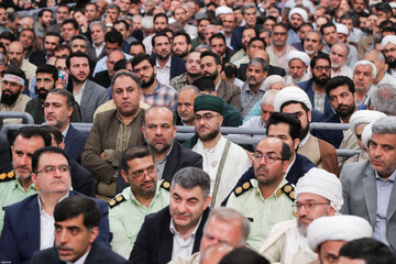 دیدار مسئولان و کارگزاران حج با رهبر انقلاب اسلامی