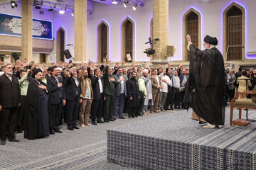 دیدار مسئولان و کارگزاران حج با رهبر انقلاب اسلامی