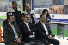 بازدید ذبیح الله خداییان، رئیس سازمان بازرسی کل کشور از پروژه‌ مترو کرج