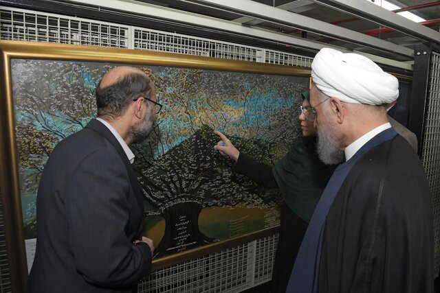بازدید روحانی از سازمان اسناد و کتابخانه ملی ایران