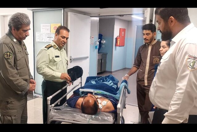 عیادت سرپرست یگان حفاظت سازمان محیط زیست از محیطبان شاهرودی عیادت سرپرست یگان حفاظت سازمان محیط زیست از محیطبان شاهرودی