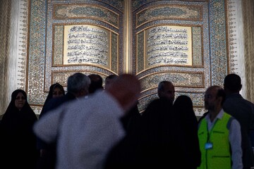 بدرقه نخستین گروه از زائران حج ۱۴۰۴