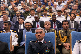 سردار سیدتیمور حسینی، رئیس پلیس راهور فراجا در هفتمین همایش بین‌المللی مدیریت و ایمنی ترافیک